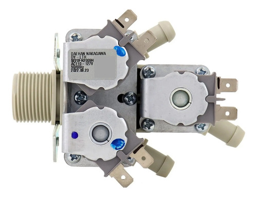 Válvula Solenoide Tripla 3 Vias de Entrada de Agua foto 3
