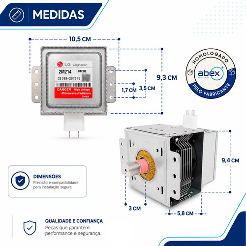 Magnetron 2M214 foto 3