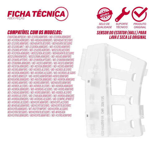 Sensor Hall do Motor foto 2