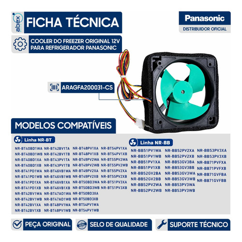 Cooler / Ventoinha / Ventilador Interno foto 2