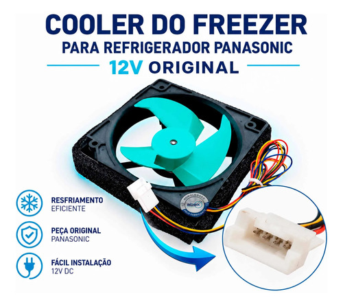 Cooler / Ventoinha / Ventilador Interno foto 3