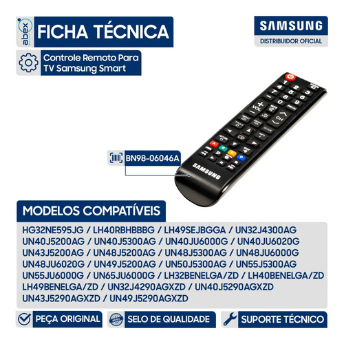 Controle Remoto para Smart TV foto 2