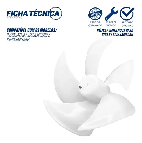 Hélice do Motor Ventilador foto 2
