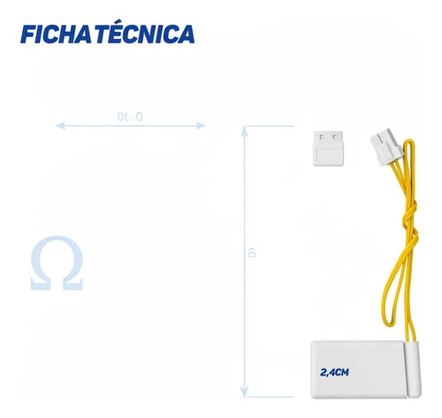 Sensor de Temperatura da Serpentina do Refrigerador