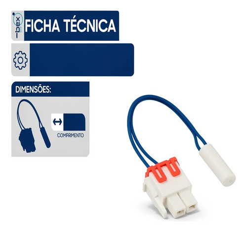Sensor de Temperatura do Freezer