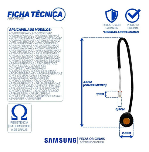 Sensor Temperatura do Compressor foto 2