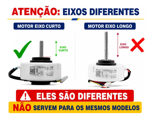 Motor Ventilador para Evaporadora de Ar Condicionado foto 2